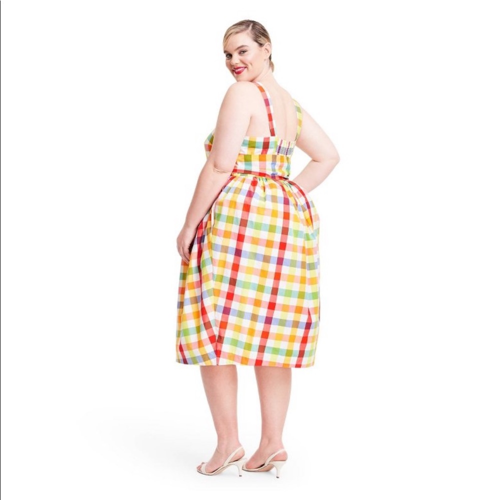NWT Christopher John Rogers x Target Plaid Dress. Size 2 - Picture 6 of 13